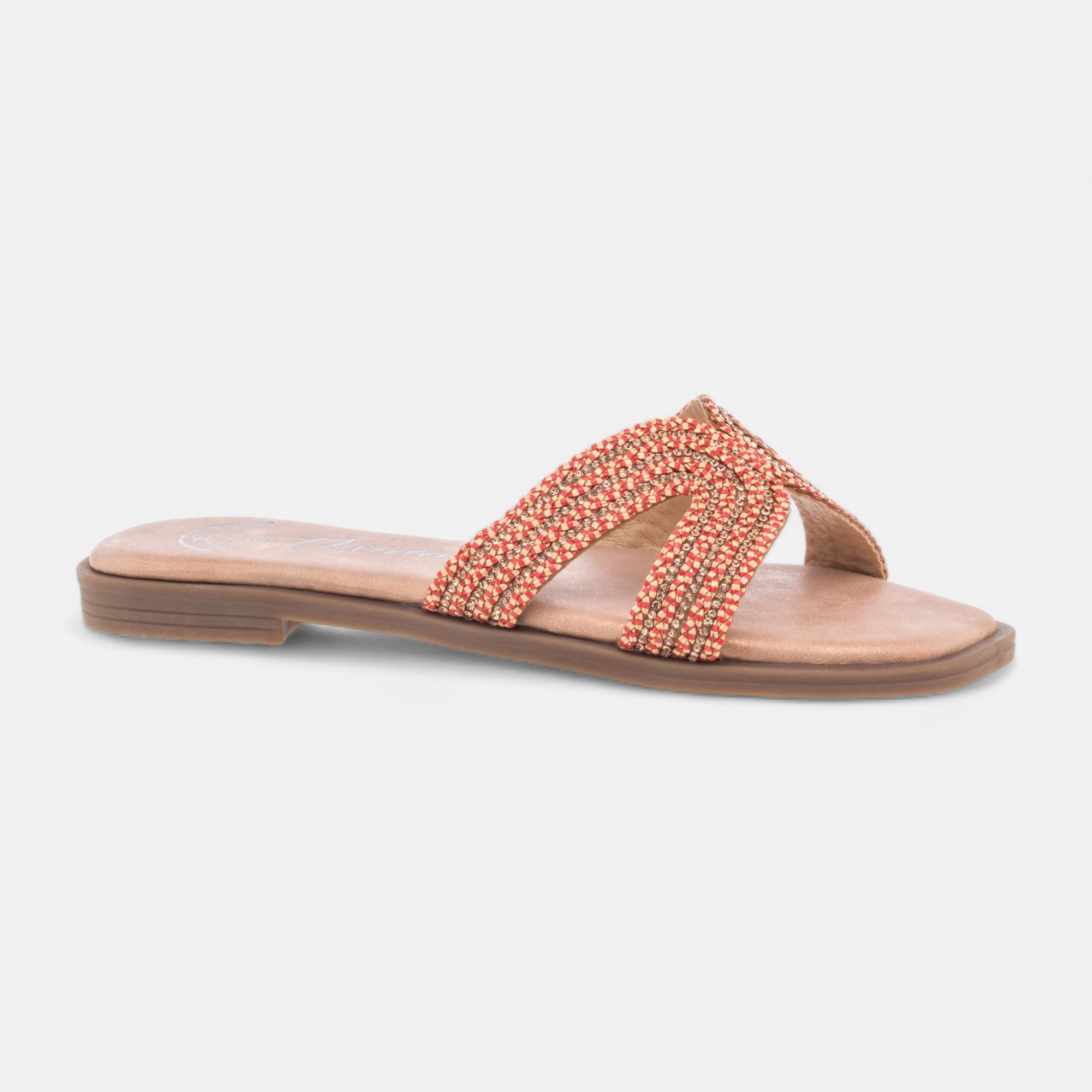 Mules Femme corail