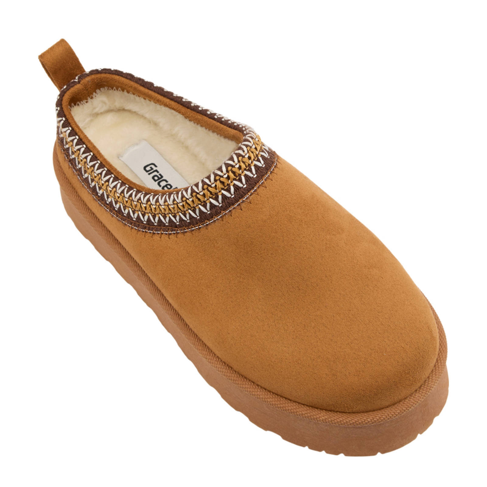 Graceland pantoffels cognac