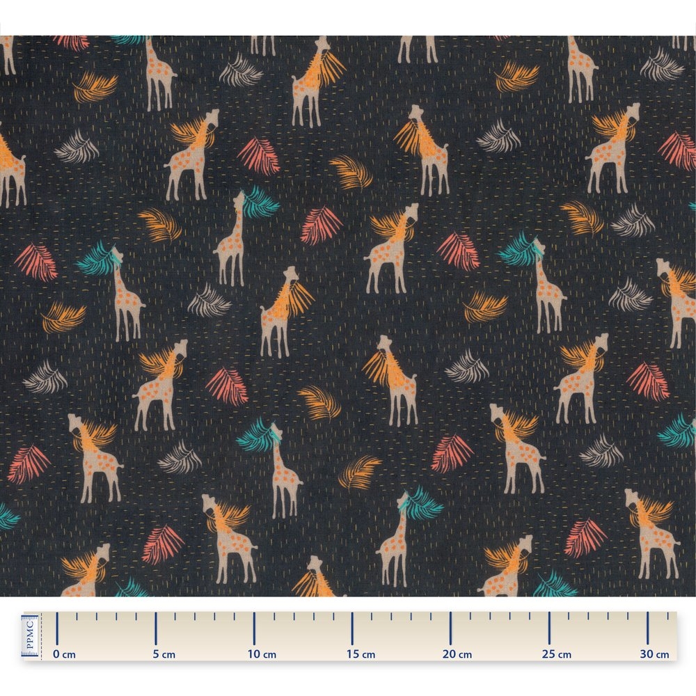 Coupon Tissu 50 Cm Palma Girafe