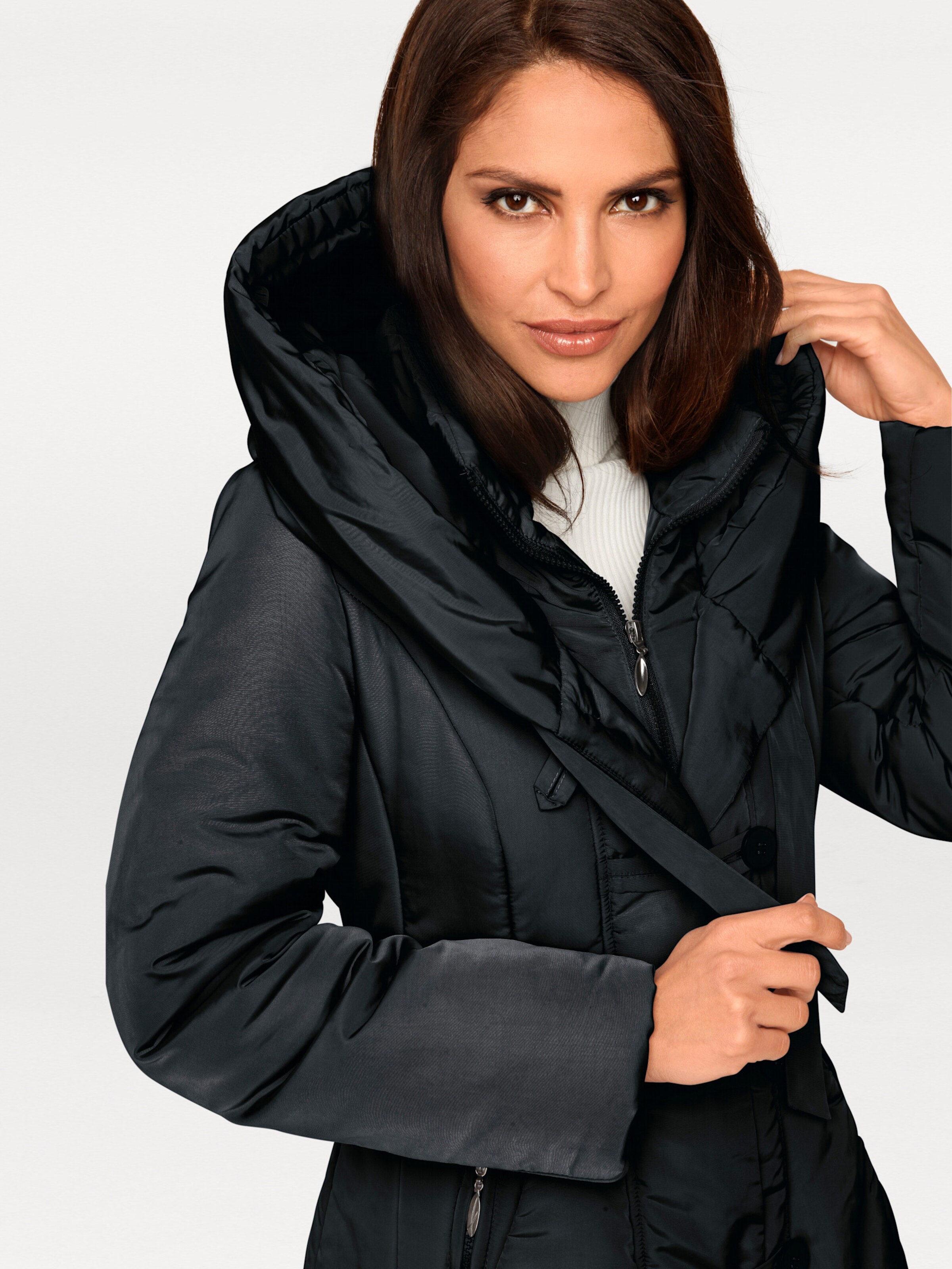heine Parka in schwarz