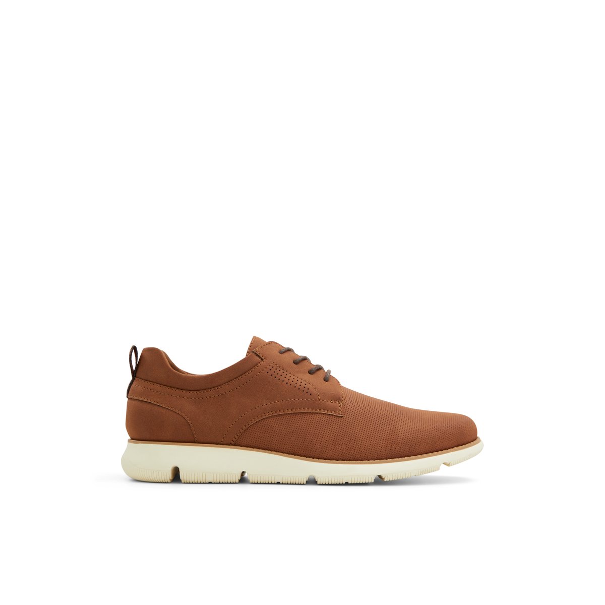 WEEKENDERS-Ferto-Chaussures derby - Talon plat - Cognac
