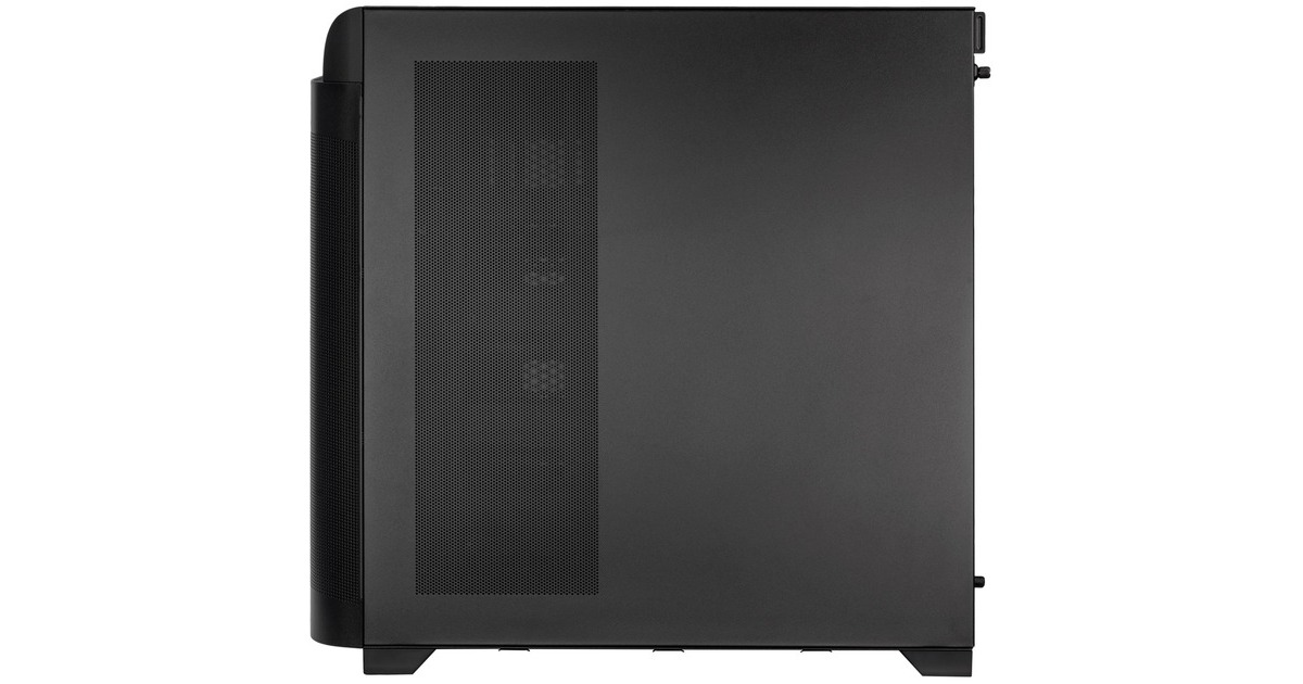 SilverStoneSETA A2 midi tower behuizing  (Zwart | 2x USB-A | 1x USB-C | Tempered Glass)