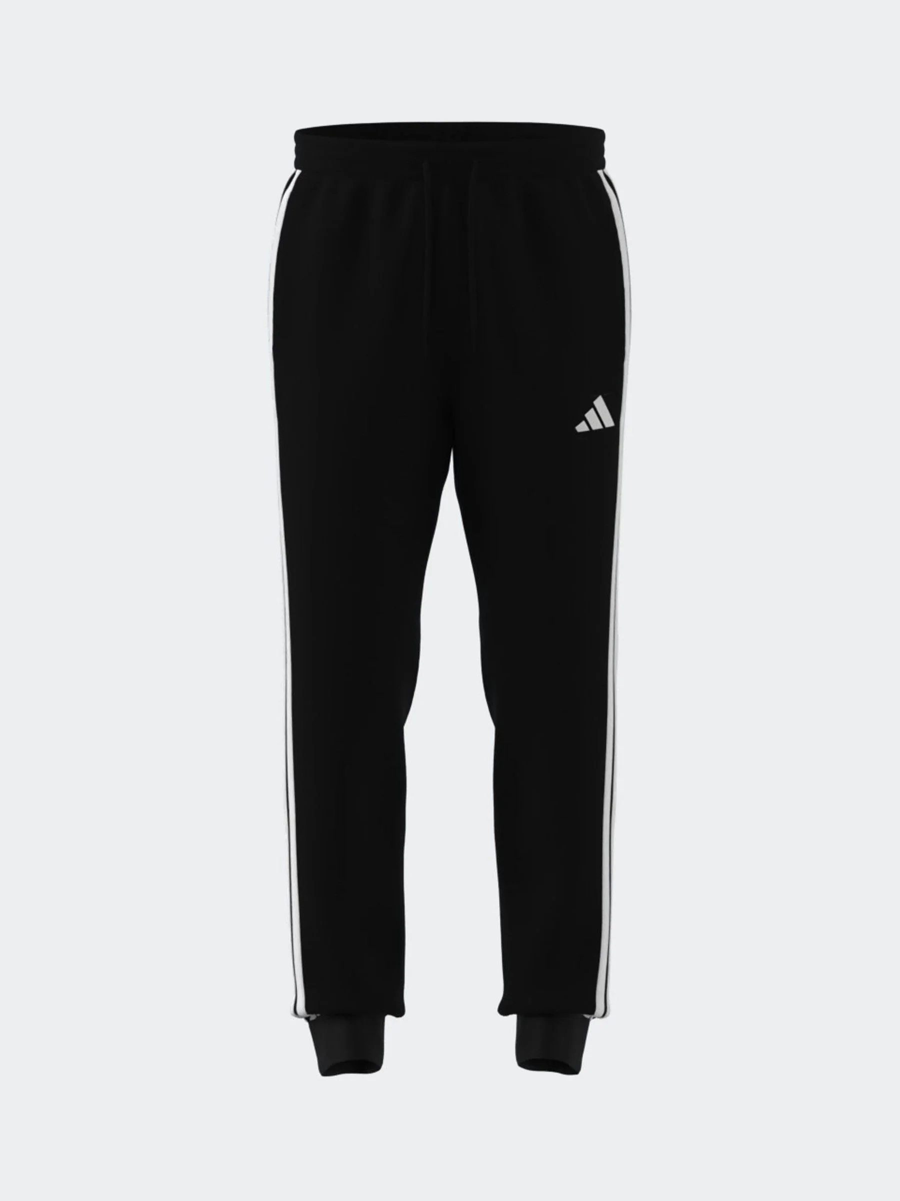 Zwart - adidas Essentials fleece joggingbroek met 3 strepen