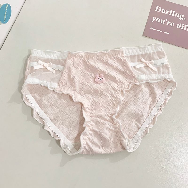 Nikiki - Konijn applique sla rand panty