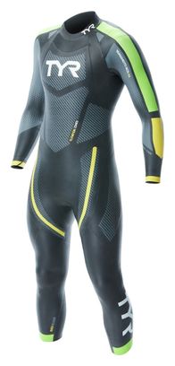 Combinaison Néoprène Tyr Hurricane Cat 5 Noir/Vert/Jaune Homme