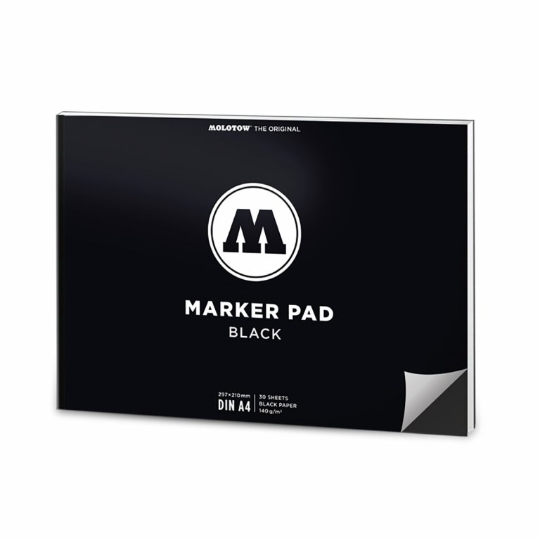 Molotow Black Pad, 140 g/m², schwarz
