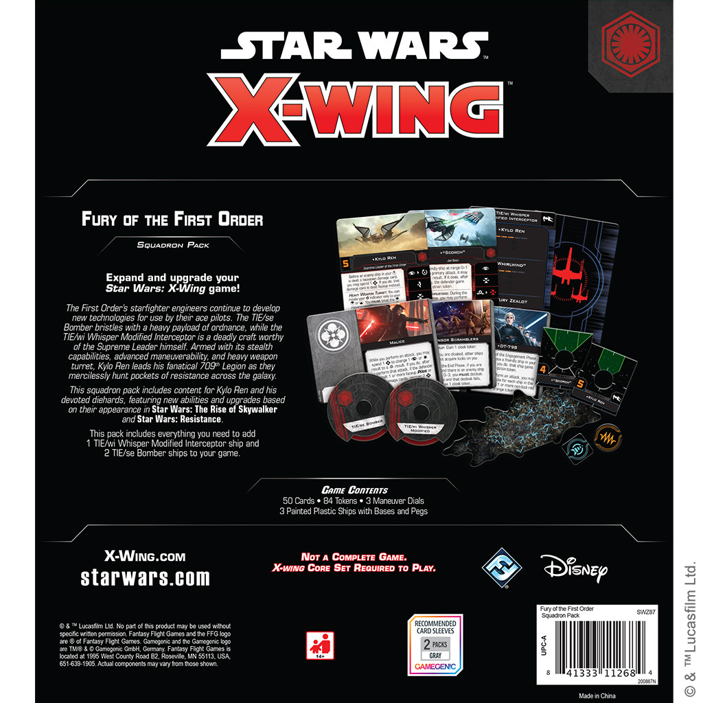 Star Wars X-Wing : Fury of the First Order Squadron Pack