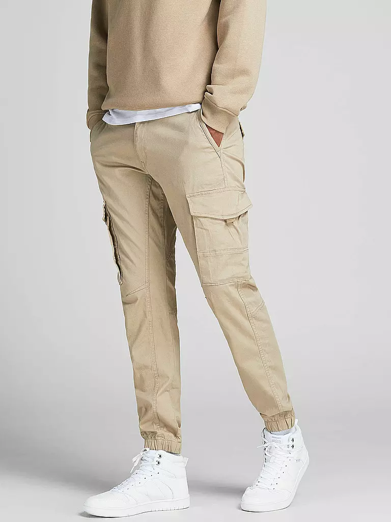 JACK & JONES Cargohose JPSTPAUL  beige