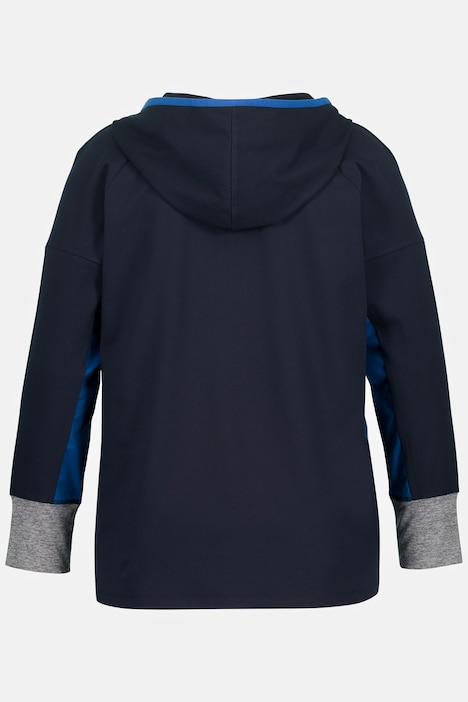 Funktionsshirt, schnelltrocknend, Kapuze, Langarm