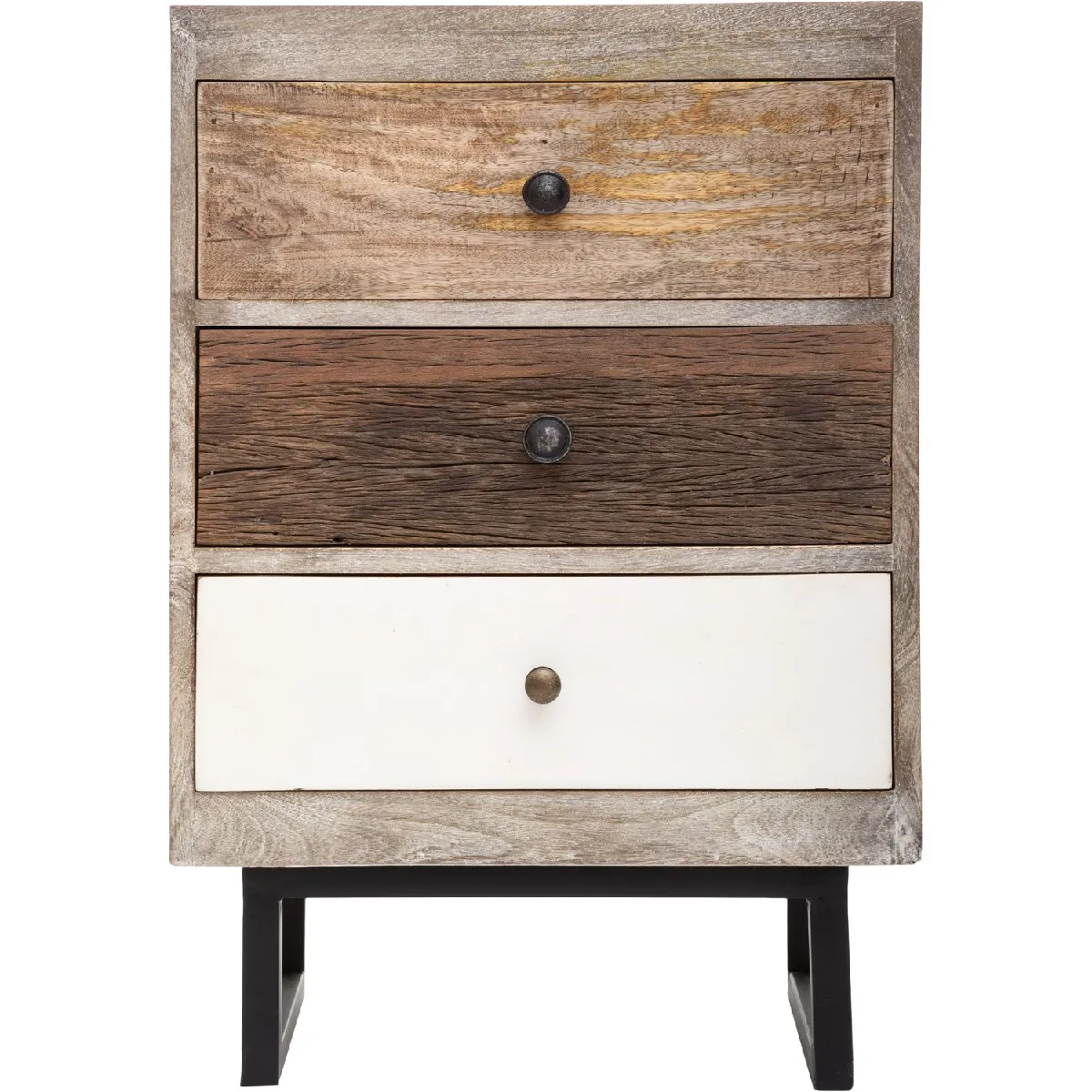 Atmosphera, Createur D'Interieur Atmosphera Table de chevet 3 tiroir - Multicouleur
