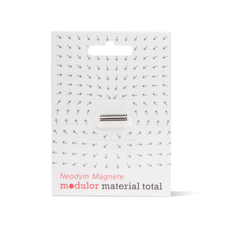 Rundmagnet Neodym, silber