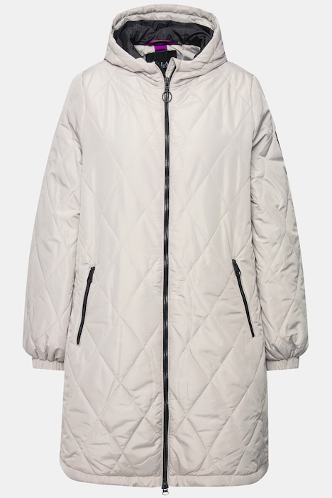 Leichtstepp-Mantel, wasserabweisend, 2-Wege-Zipper
