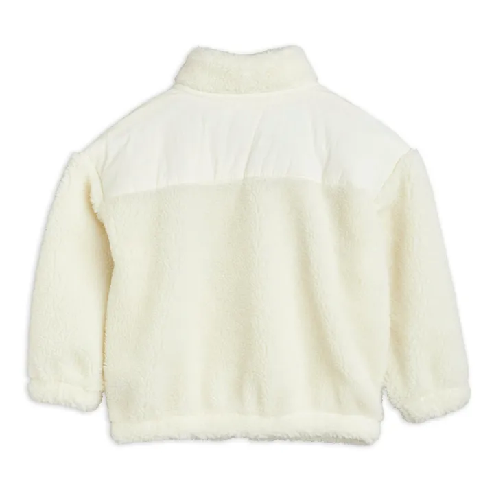 Mini Rodini Veste Polyester Recyclé Pingouin | Ecru
