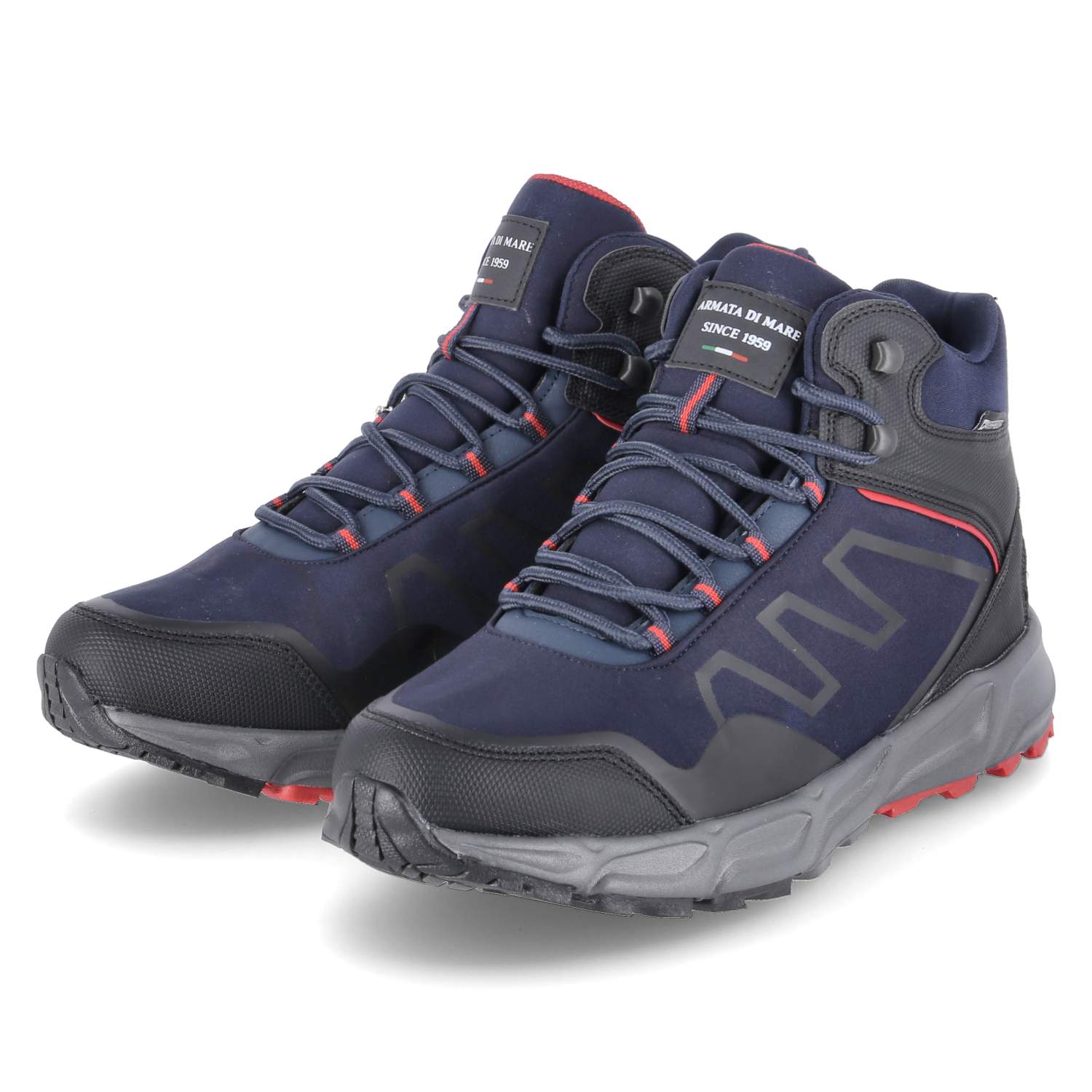 ARMATA DI MARE Outdoorboots - navy/red