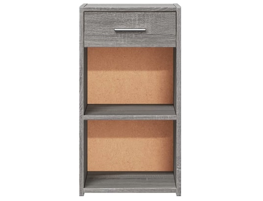 VIDAXL - Table de chevet sonoma gris 35x34x65 cm bois d'ingénierie