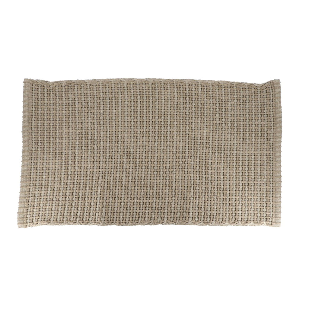 Tapis tréssé taupe 90x50cm