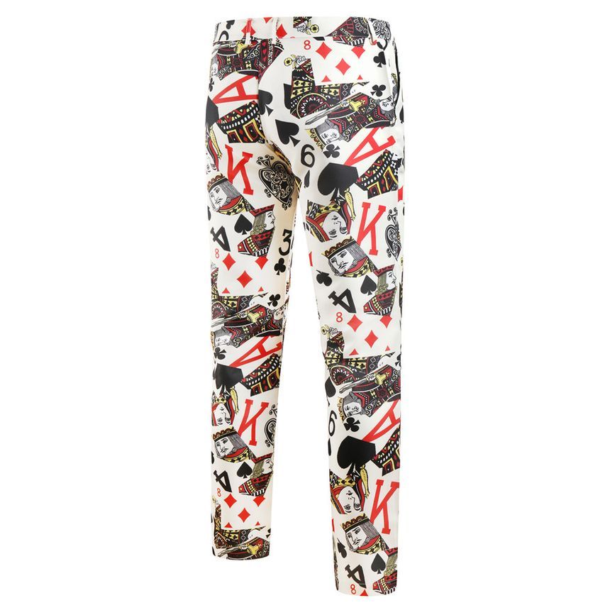 Sheck - Blazer met één knoop en pokerprint / Vest met knoopjes / Taps toelopende pantalon / Set