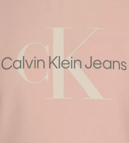 Calvin Klein Bluse - Monogramm - Meringue Blush