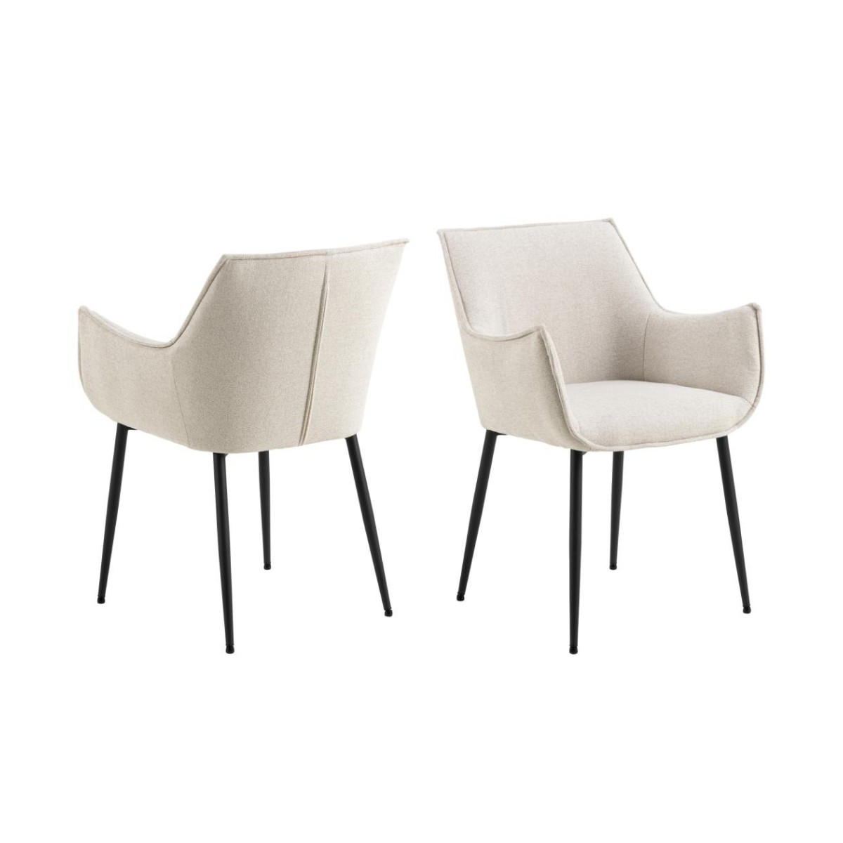 Eetkamerstoel Lismore beige - set van 2