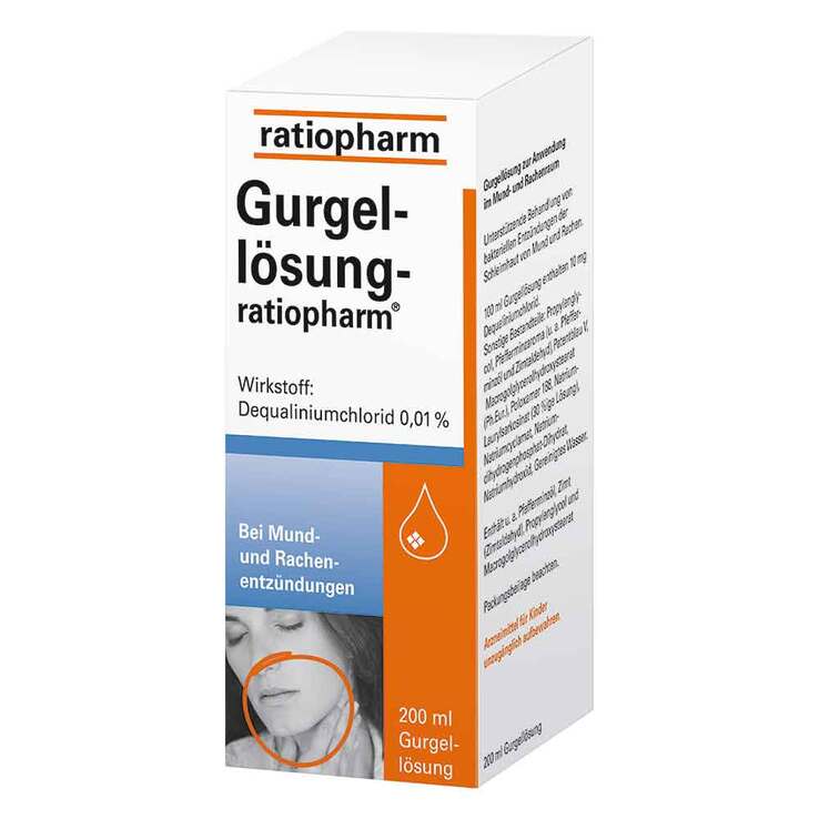 Gurgellösung ratiopharm, 200 ml