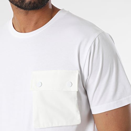 Tee Shirt Poche T8815 Blanc