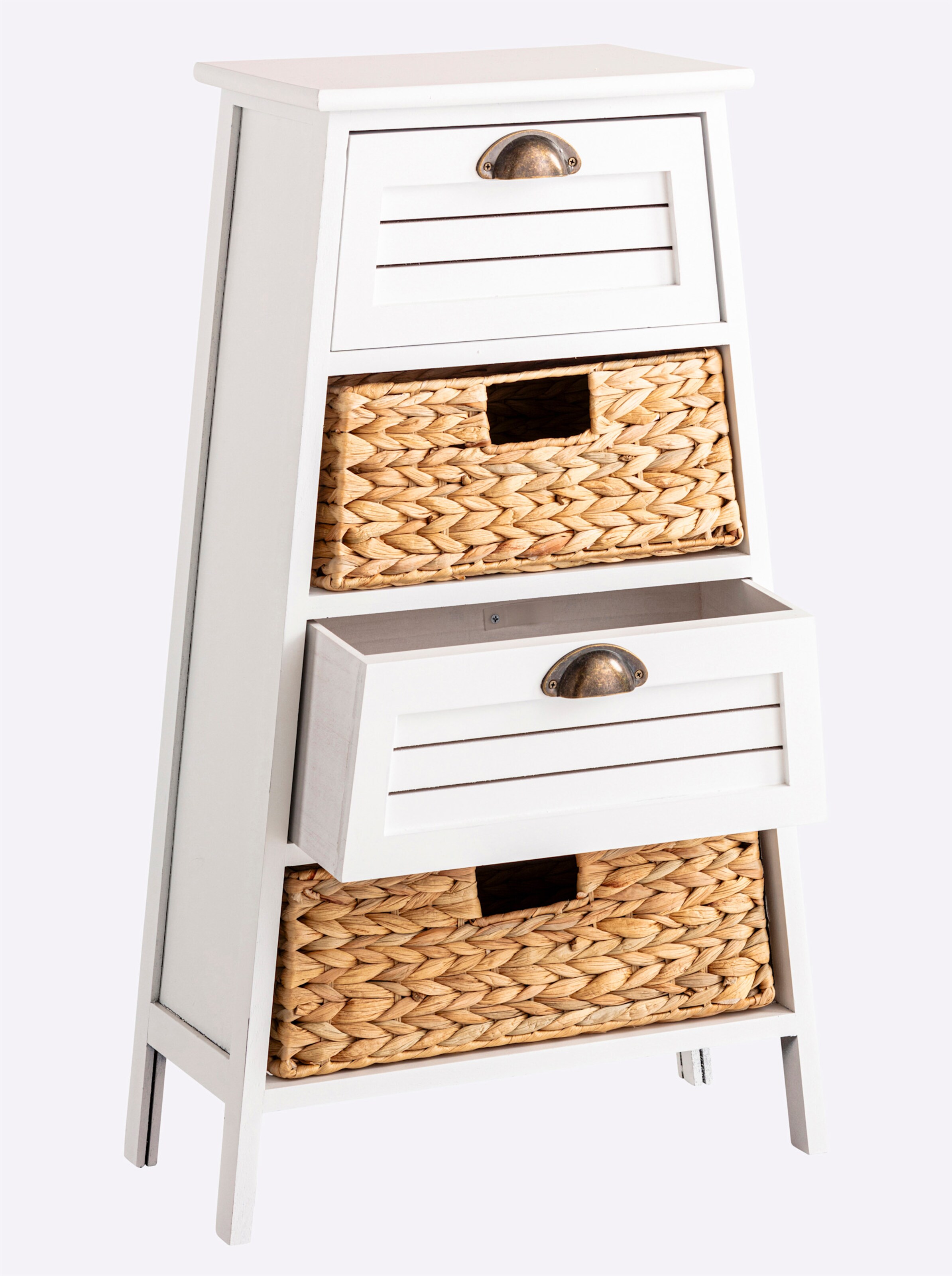 heine home Kommode in weiß-natur