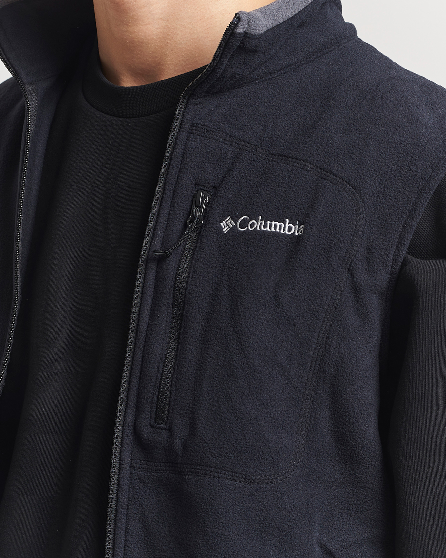 Columbia Fast Trek Full Zip Fleece Vest Black