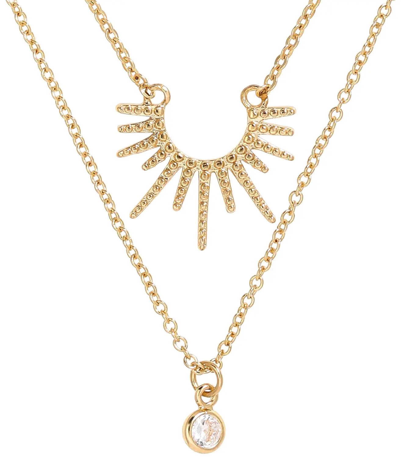 Layering Kette - Golden Sunlight