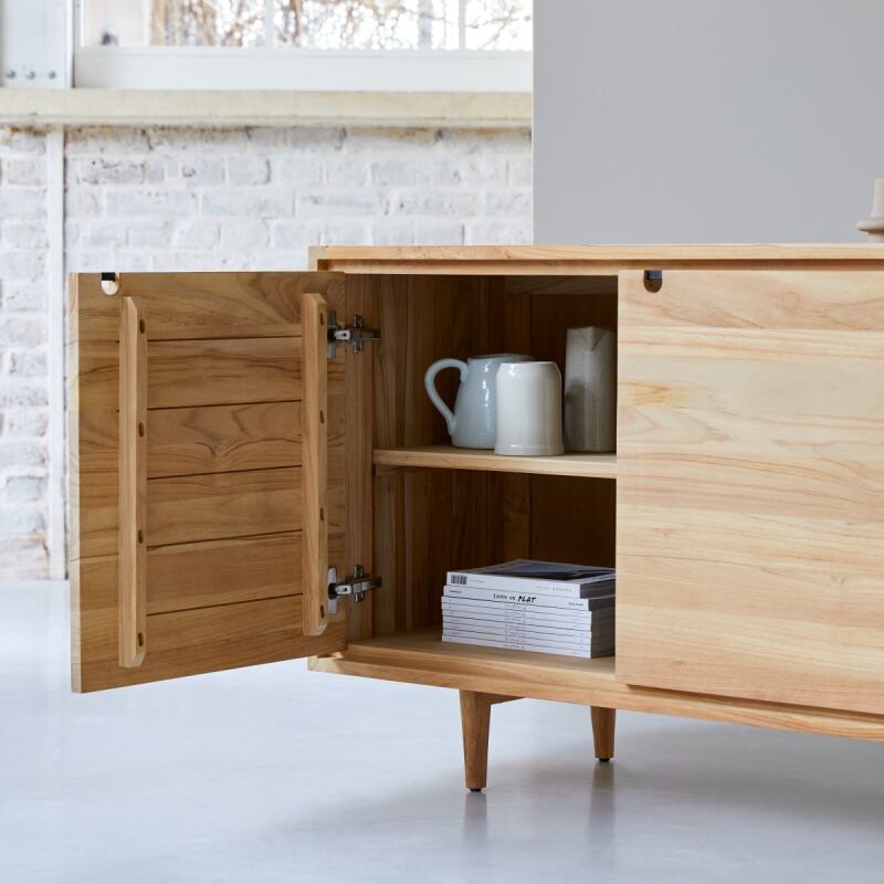 Buffet en teck massif L 145 cm Jonàk