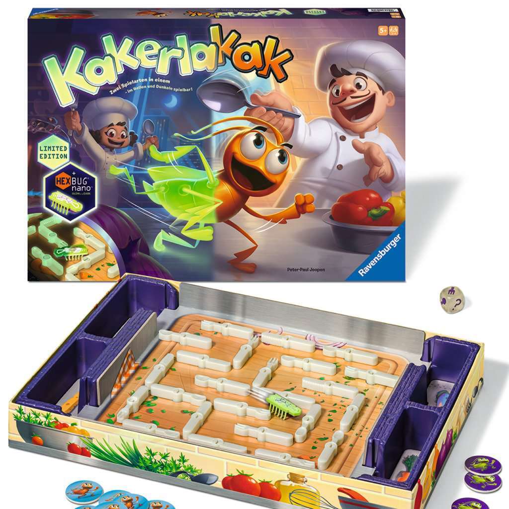 Ravensburger Spiel Kakerlakak Glow in the dark