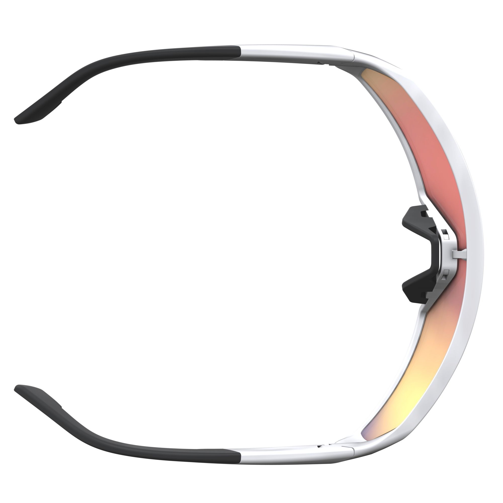 SCOTT Pro Shield Cykelbriller Mat Hvid/Rød