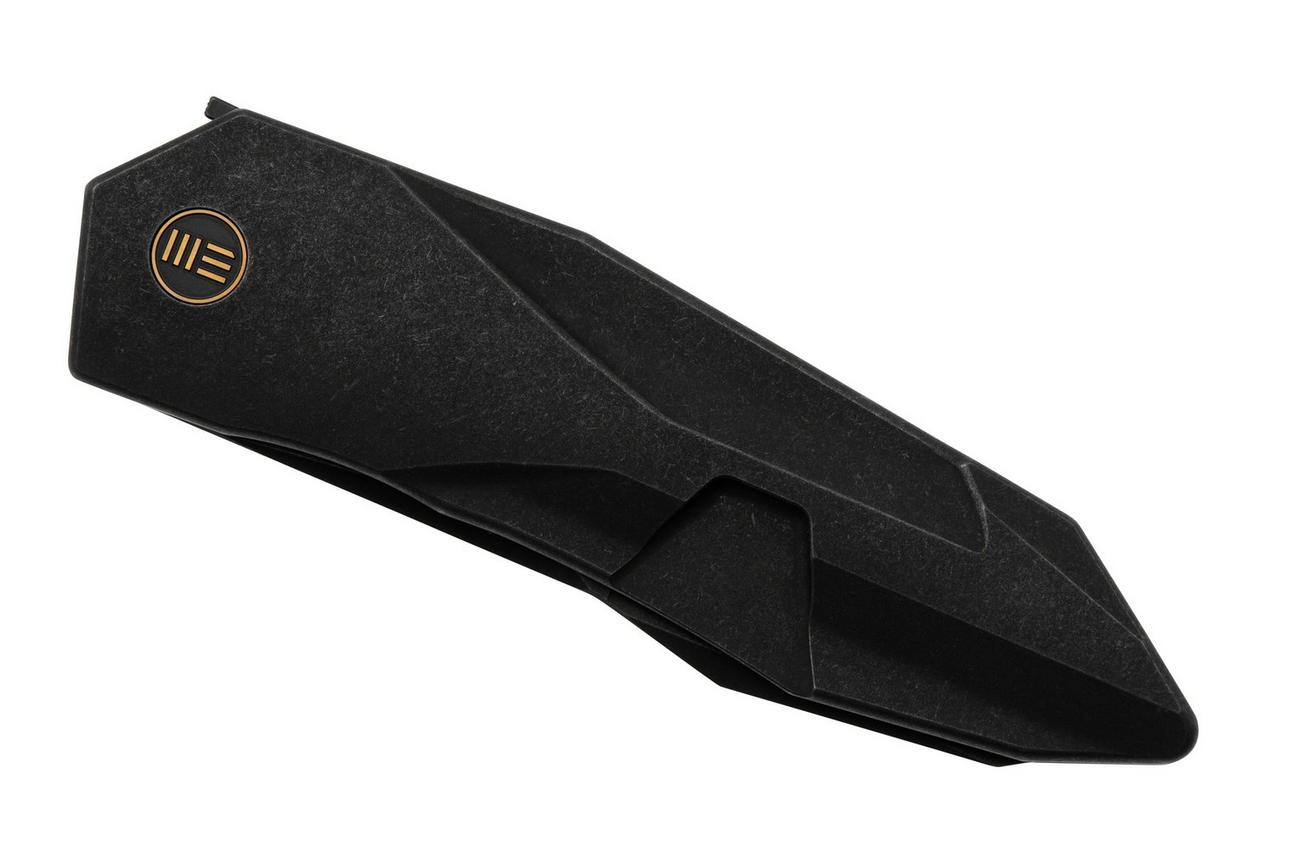 WE Knife Solid WE22028-1, CPM-20CV, Black Titanium, zakmes