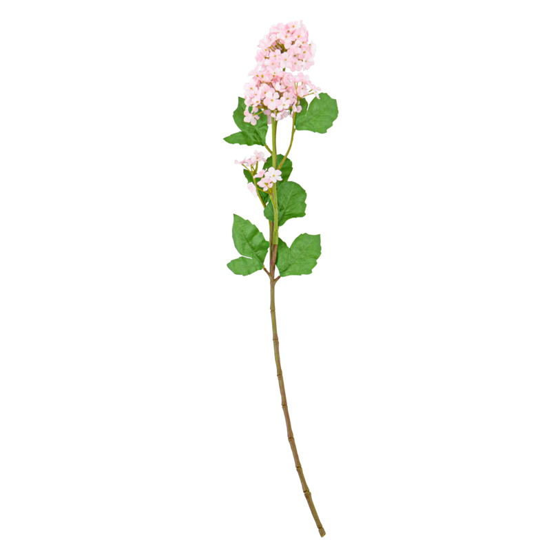Boule de neige sur tige rose