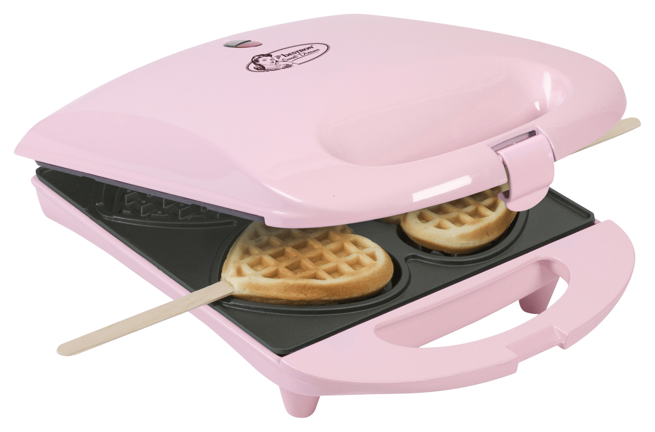 Bestron DSW271P wafelijzer - Pink