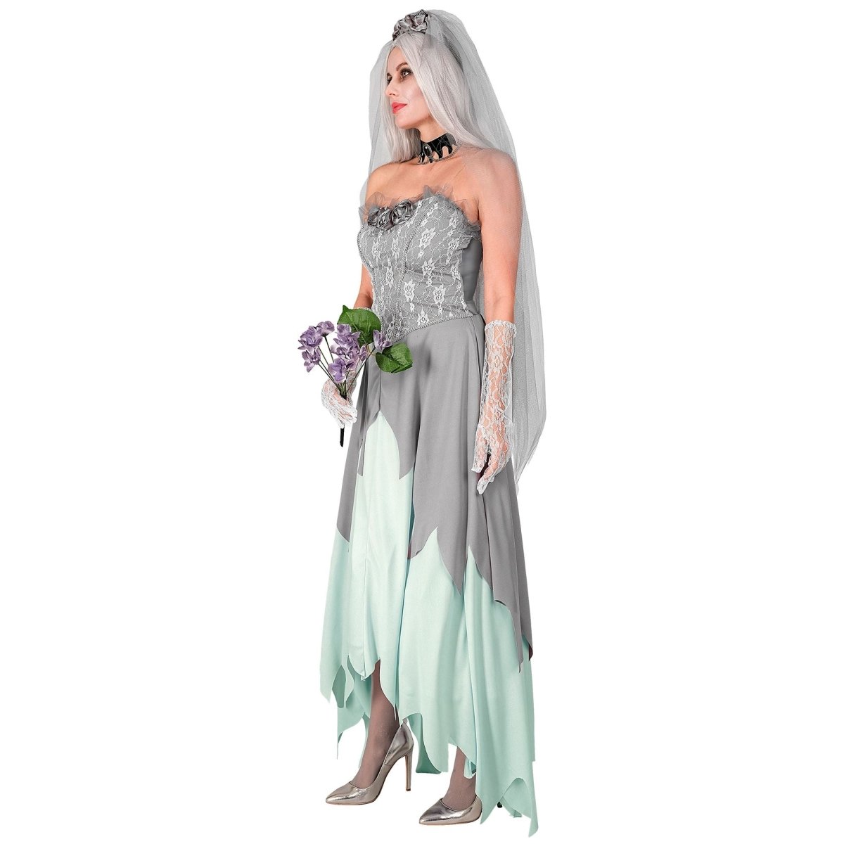 Halloween Jurk Dames Zombie Bruid