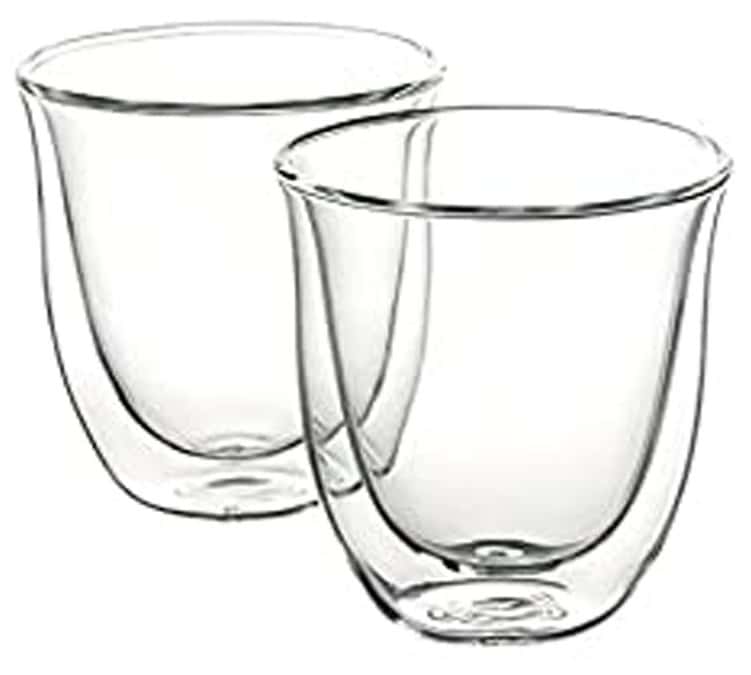 Verres pour cappuccino 19cl x2 - DELONGHI