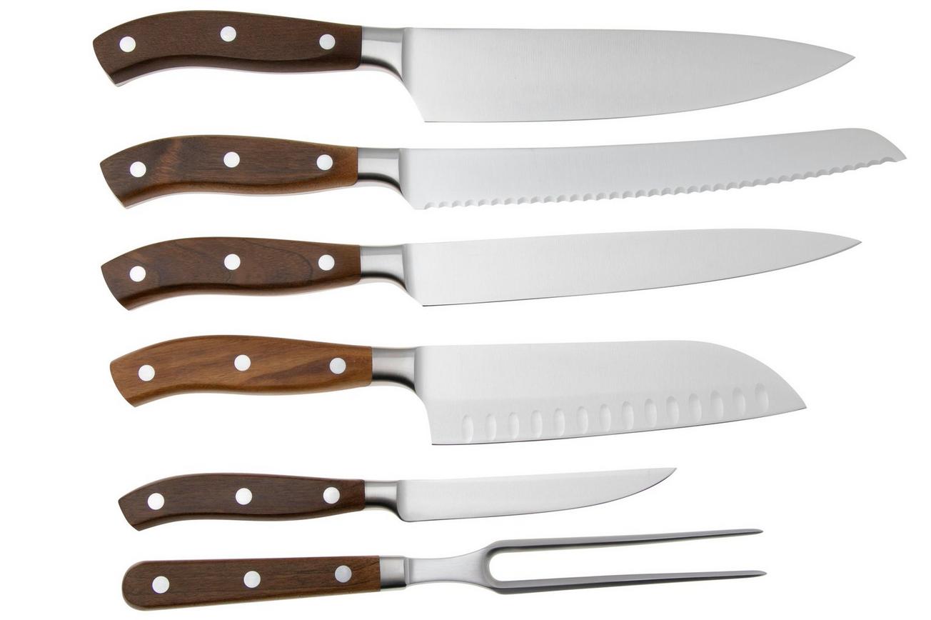 Victorinox Grand Maître Cutlery Block 7.7240.6, esdoornhout, 7-delige messenset met blok