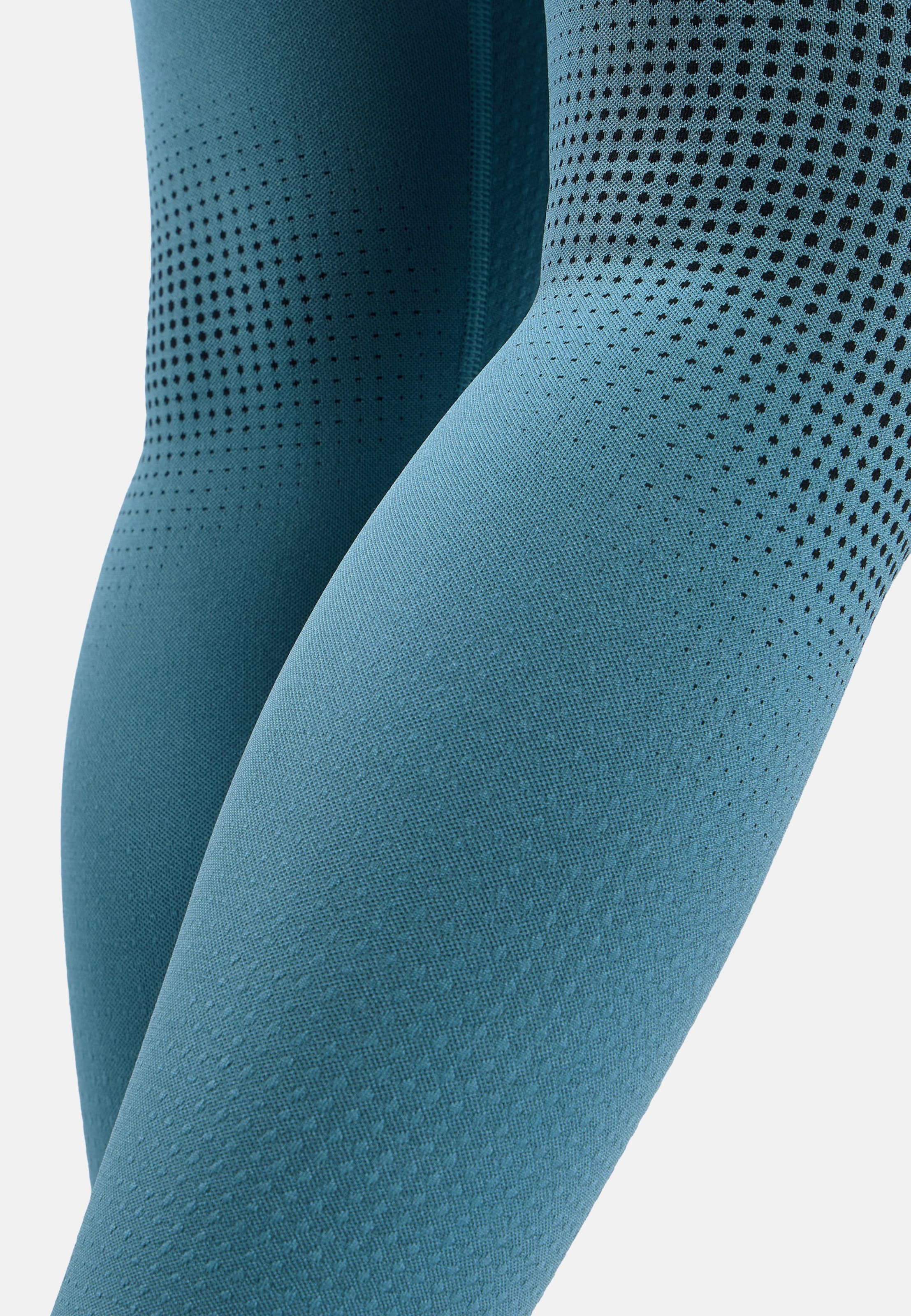 Performance Warm Base Layer Tights in provincial blue