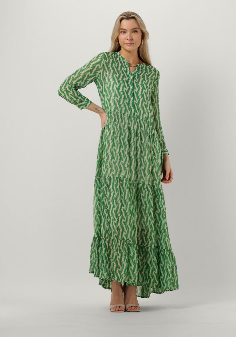 LOLLYS LAUNDRY groene lollys laundry maxi jurk nee dress
