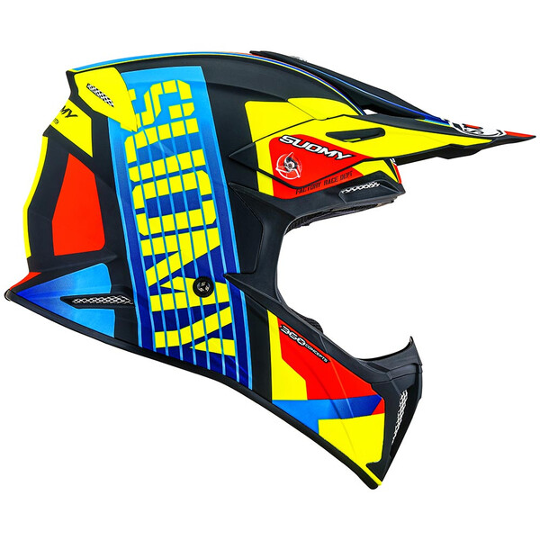 Suomy - Casque X-Wing Amped Noir / Jaune / Bleu / Rouge