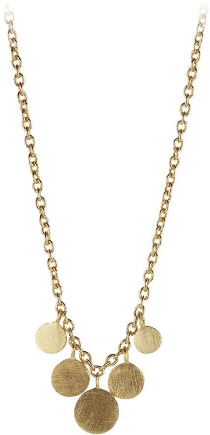 Pernille Corydon Jewellery Mini coin necklace lenght 40-48 cm Guld & no color