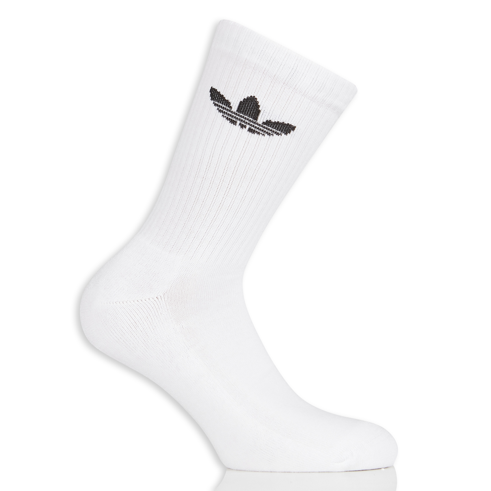 TREFOIL - Lot de 3 paires de chaussettes hautes en coton mélangé | Blanc