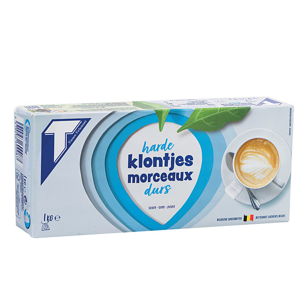 Sucre en morceaux, boite de 1 kg