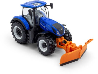 Bburago New Holland T7.315 Traktor med Snøplog 1:32
