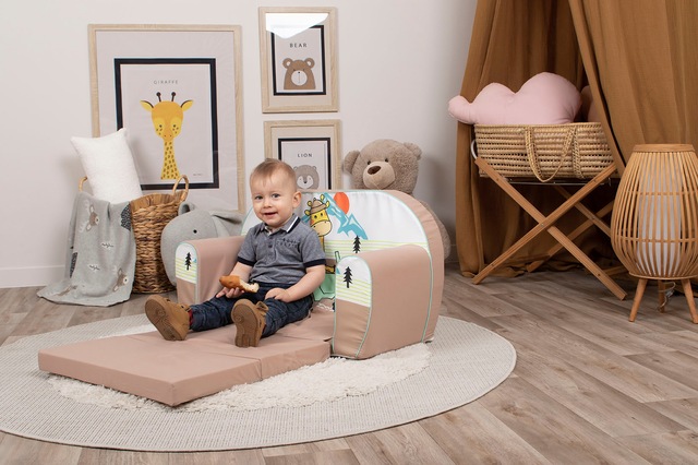 Knorrtoys® Sofa »Giraffe on Tour« für Kinder; Made in Europe