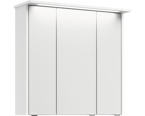 Pelipal xpressline 3261 spiegelkast, 75 x 16 x 72 cm, wit, 3-deurs, LED