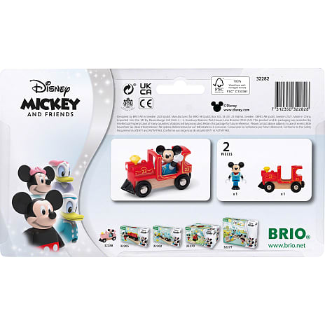 BRIO 32282 Mickey Mouse og lokomotiv