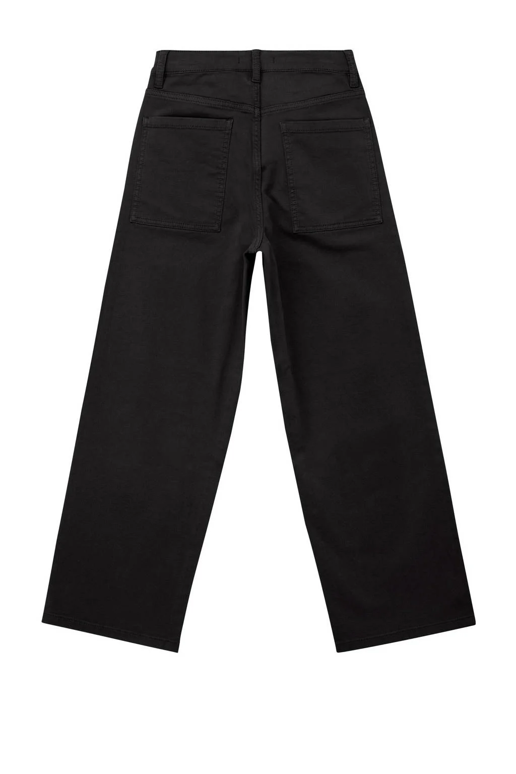 s.Oliver wide leg casual broek zwart