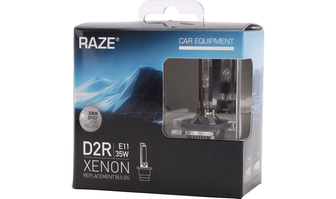 Pæresæt D2R Xenon - RAZE