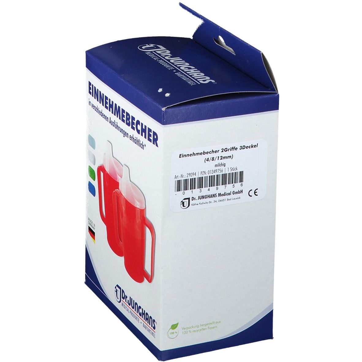 Dr. Junghans® Einnehmebecher mit 2 Griffen